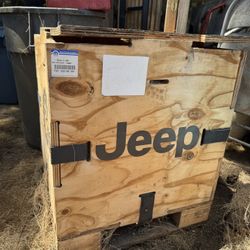Jeep Wood Crate