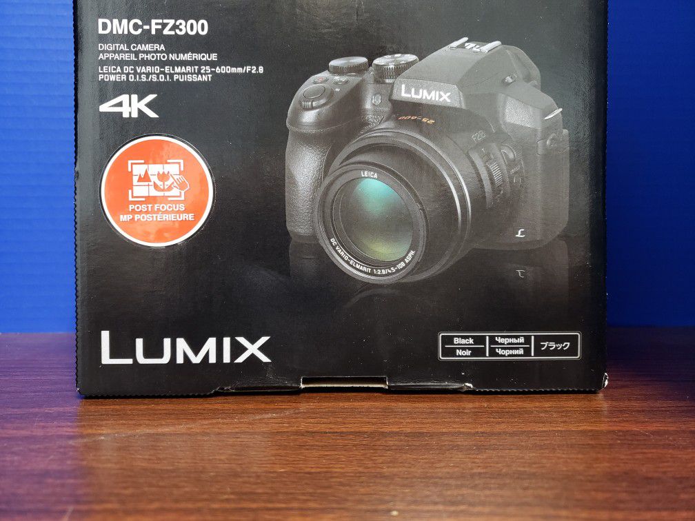 Panasonic Lumix DMC-FZ300 Digital Camera Black