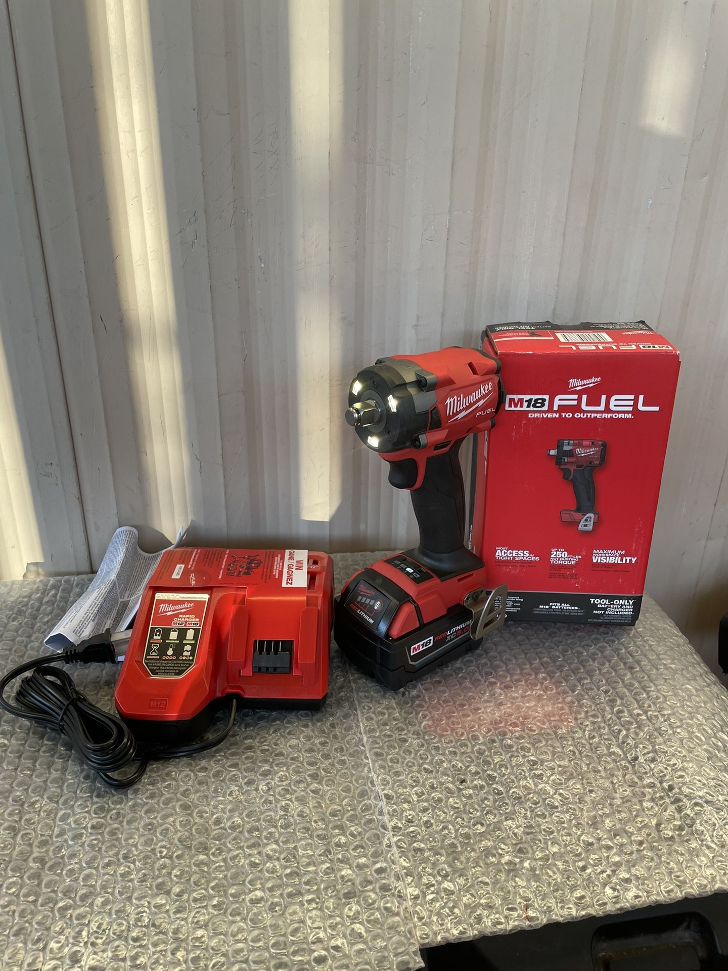 M18 FUEL GEN-3 18V Lithium-Ion Brushless Cordless 1/2 in. Compact Impact Wrench with Friction Ring