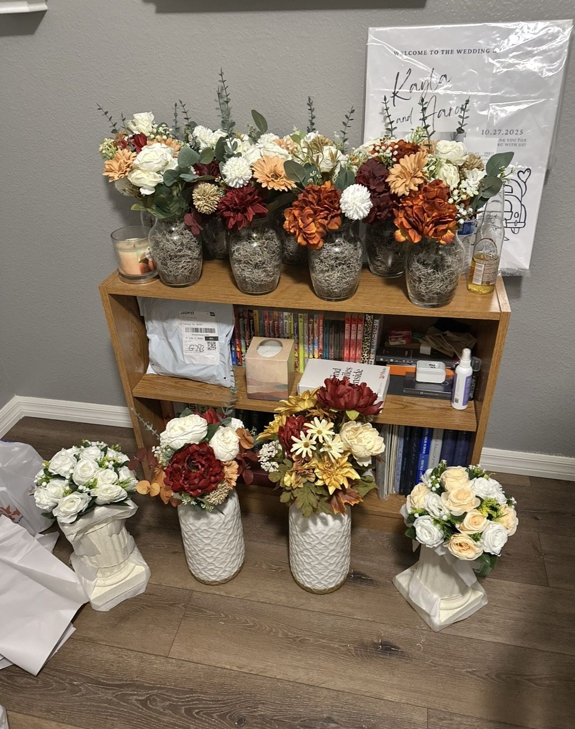 Floral Decorations With Vases