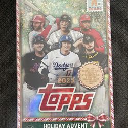 Early Christmas Gift Alert! Topps 2025 Holiday Baseball Advent Calendar!