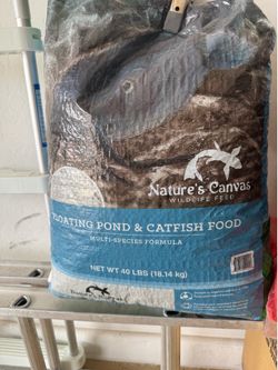Floating pond and Catfish food 40lbs