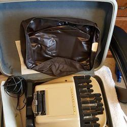 Vintage Stenograph Shorthand Machine (Reporter Model)With Case & Stand