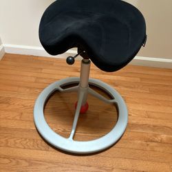 Standing Desk Chair active ergonomic saddle seat Backapp Smart