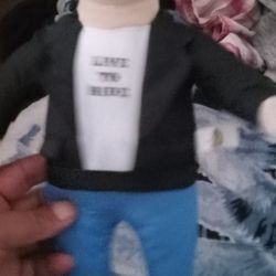 thee stooges Road hog love  to Ride plush Doll 15 tall staffed doll toy