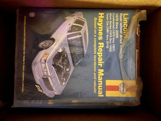 Book Lincoln Repair Manual 1(contact info removed)