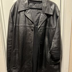 Real Leather Jacket Men’s Size Medium 
