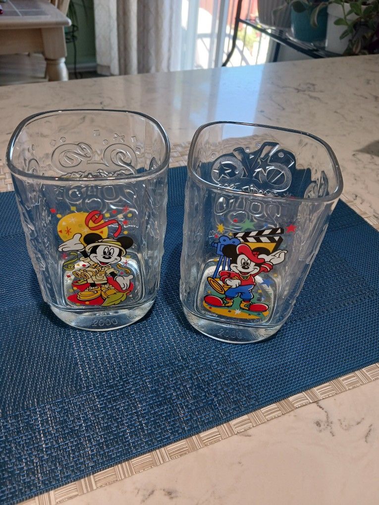 Disney World Collectible McDonald's Glasses
