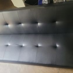 Black Click Clack Futon Sofa