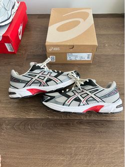 ASICS GEL 1130 SMOKE GREY PURE SILVER RED 1201A256-024 SIZE 9 JJJJOUND KITH