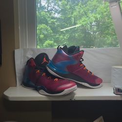 Air Jordan 3 - Superfly - Burgundy/teal/orange Accents - Size 13