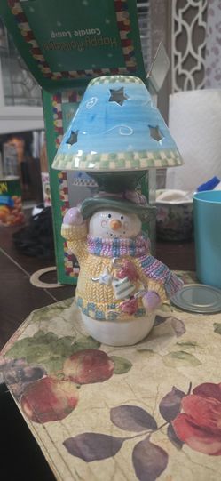 Santa candle holder new $10 in farmersville