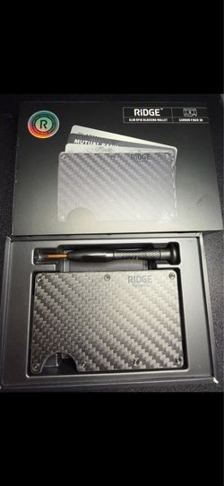 Ridge wallet carbon fiber
