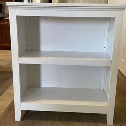 White 2 Shelve Bookcase 