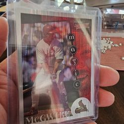 Mark Mcgwire Upper Deck Ultimate Victory Magic Parallel Upper Deck Ultimate Victory Magic 1999 Topps Finest Baseball Cards 