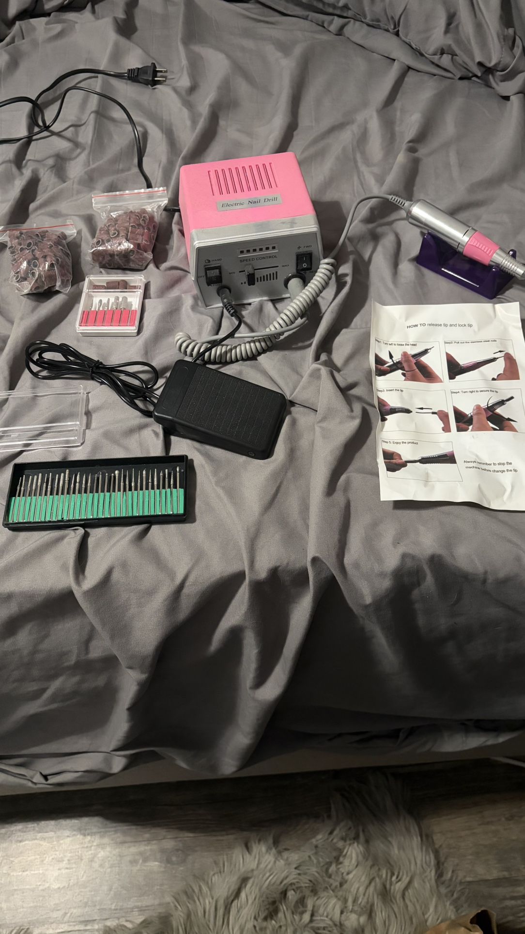 Electric Nail Drill Set