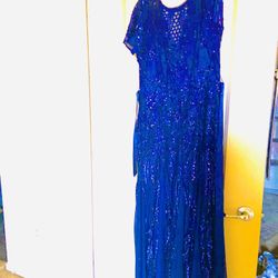 Royal Blue Ball Dress