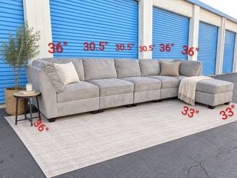 Thomasville 6 Piece Modular Sectional Couch Sofa