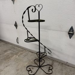 Indoor/outdoor Wrought Iron Plant Stand