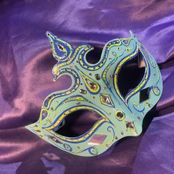 Blue Masquerade Mask
