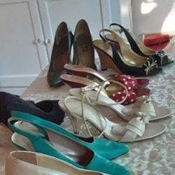 AK Ann Klein, 9 West, Moda, Apostrophe, Evan-Picone 3" Heels $25 pair