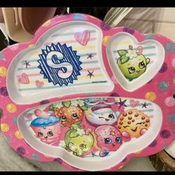Zak 2013 Shopkins childs plate