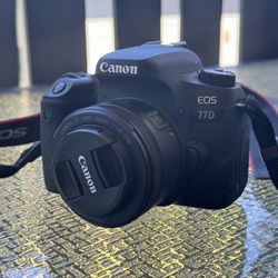Canon EOS 77D + 50mm f/1.8 Kit