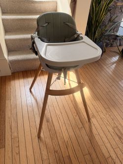3 In 1 Convertible Baby High Chair To Toddler Chair