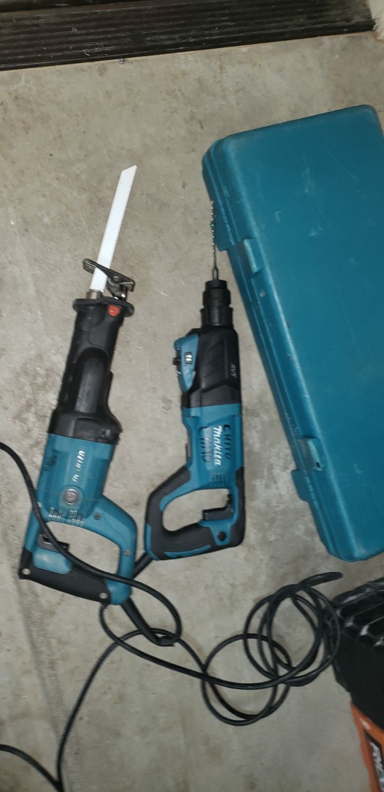 Makita hammer drill and sawsall work excellent