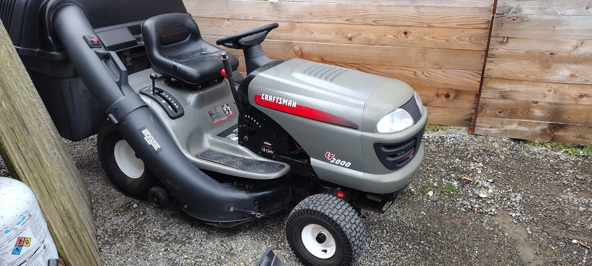 Craftsman Riding Lawn Mower With Grass Catcher