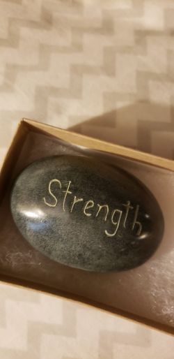 Strength inscribed rock