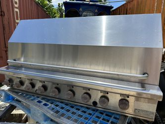 Wolf 48bi bbq Stainless Grill 9 Burner!