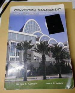 Convention Management and Service 8th edition
