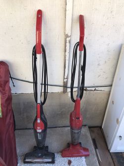 Two small vacuum cleaners for sale