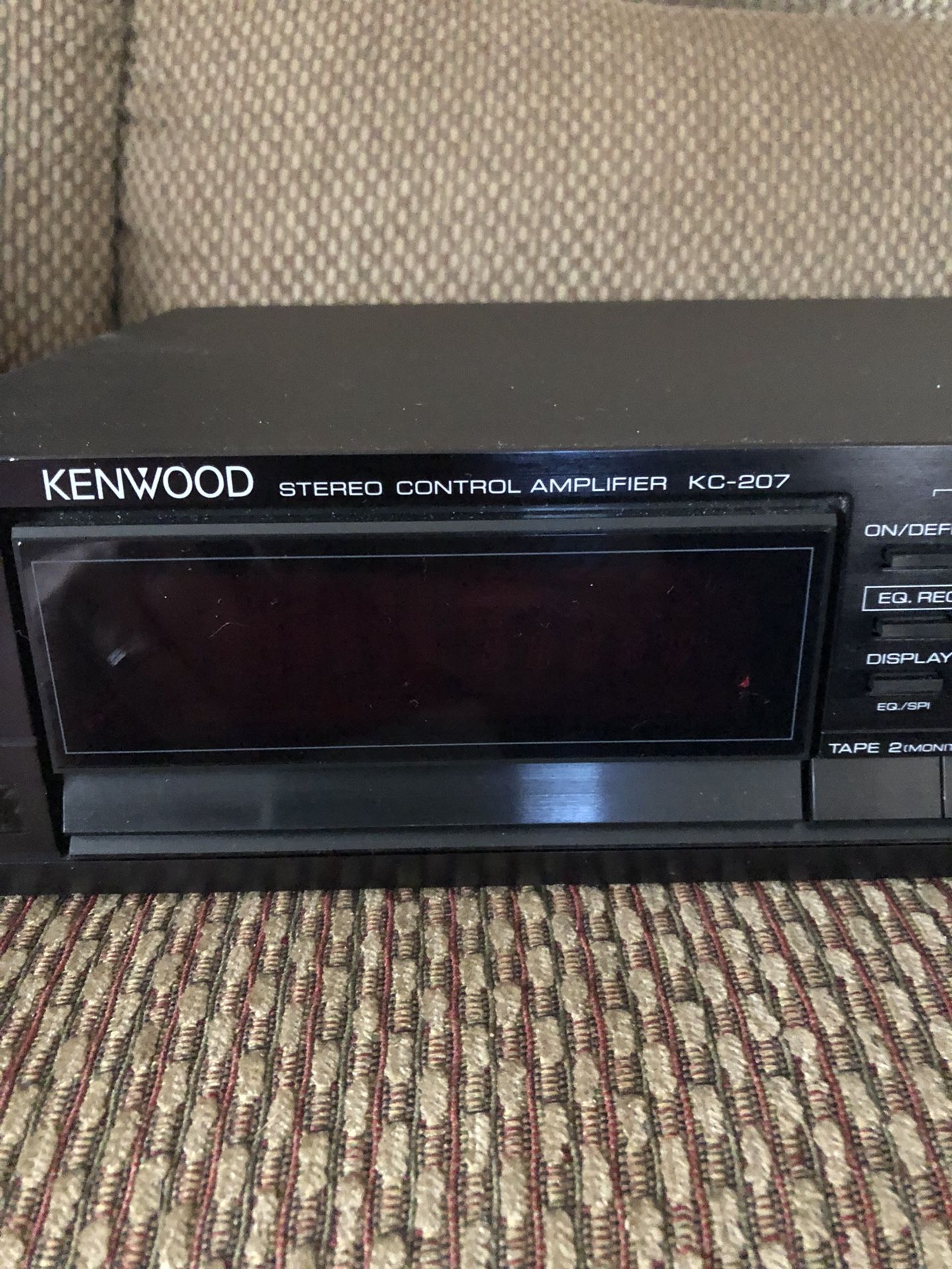 Kenwood KC-207 sound control with working remote