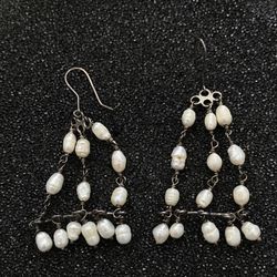 Chandelier Fresh Water Pearl Earrings 