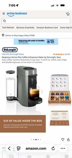 Nespresso machine