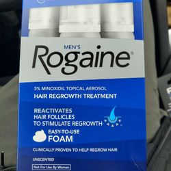 Rogaine Extra Strength 3 Month Supply Hair Regrowth Treatment Men’s Exp: 06/2023