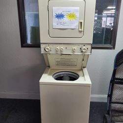 ☃️Holiday Moving Sale! GE 24inch Washer Dryer Electric Stack-Warranty Included 