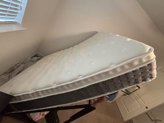 Queen mattress and bed frame