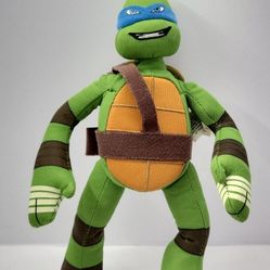 Teenage Mutant Ninja Turtles Leonardo Plush 12” TMNT Soft Toy Nickelodeo