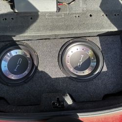 Custom Box And Subwoofers Camaro
