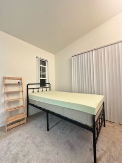 Twin Bed Frame and Mattress