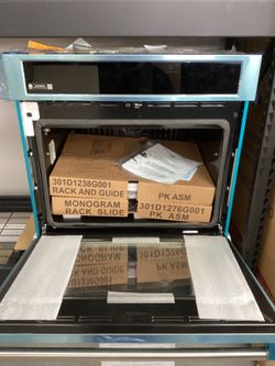 Monogram  Oven in The Google Assistant with Stainless steel and Nest