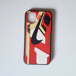 iPhone 11 Sneaker Silicone Protective Case Red And Black