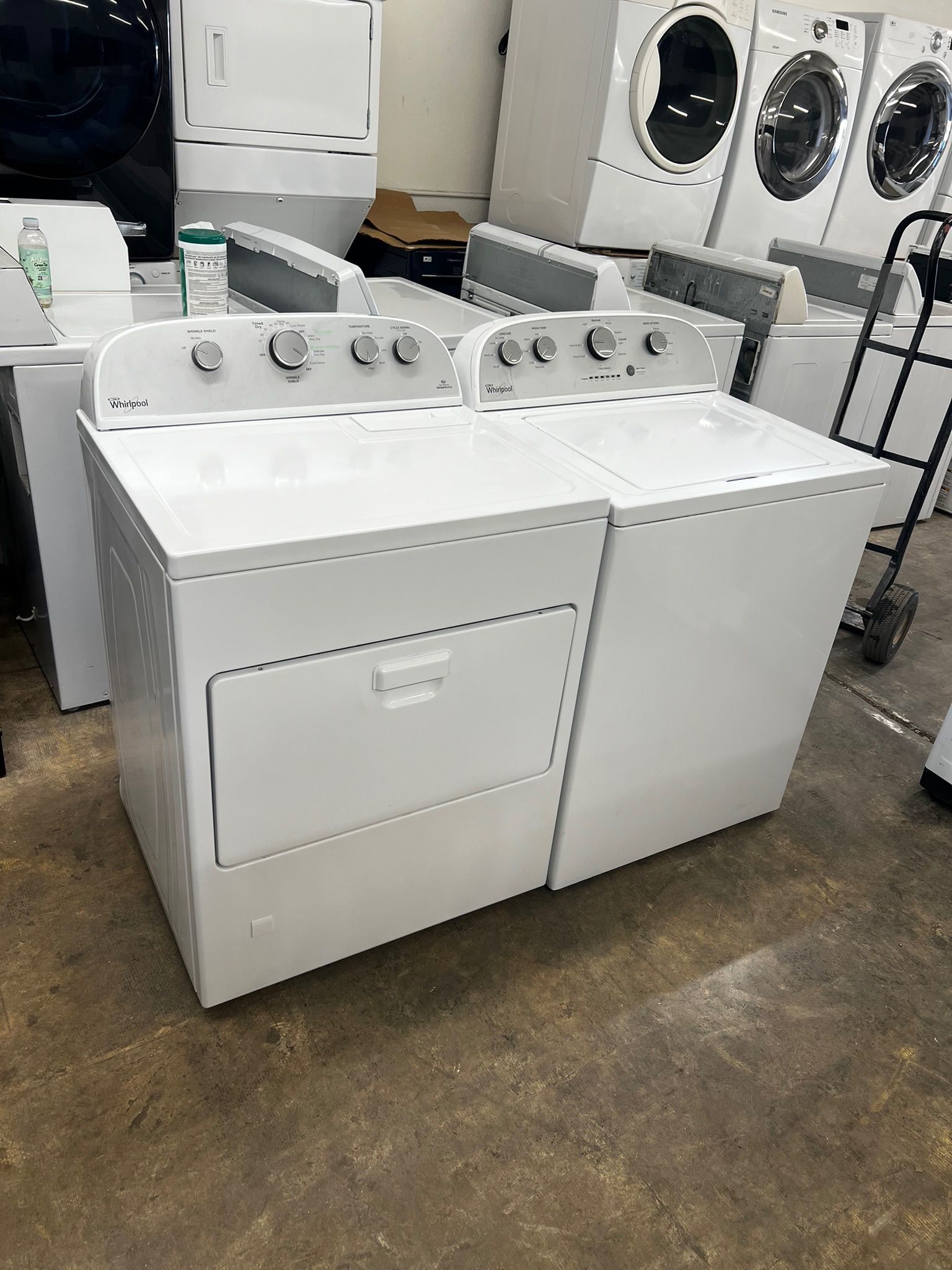  Used Whirlpool Washer and Gas Dryer (working) Heavy Duty ( Free Installation)  