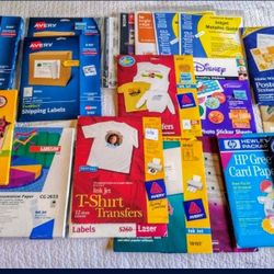 New & Used Inkjet Labels & T-shirt Transfers