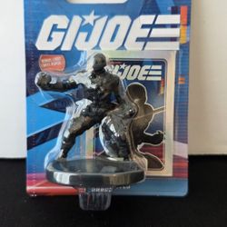 GI Joe Snake Eyes Figure 2.5" With Bonus Card Hasbro Cake Topper Toy 