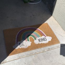 Be kind Front Door Mat