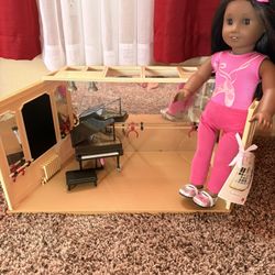 American Girl Doll and Lori Ballet Studio 